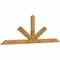 Ekena Millwork Saratoga Rough Sawn Timber Gable Bracket, Western Red Cedar, 84"W x 28"H x 2"D x 4"F, 8/12 Pitch GBW084X28X0204SAR00RWR - alternate 4